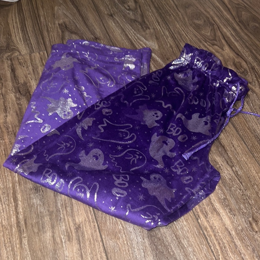 Purple Halloween Spooky Sleep Pants